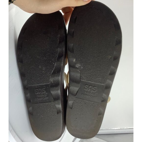 SAS Brown Leather Sandals - Picture 5 of 7